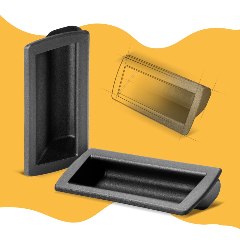 Our recessed handle for panels is finally ready.