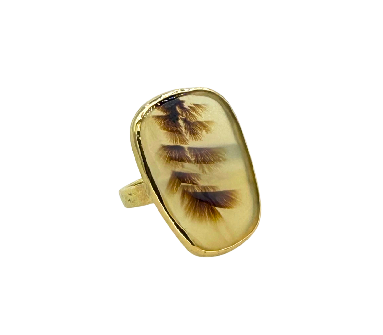 anello agata ovale