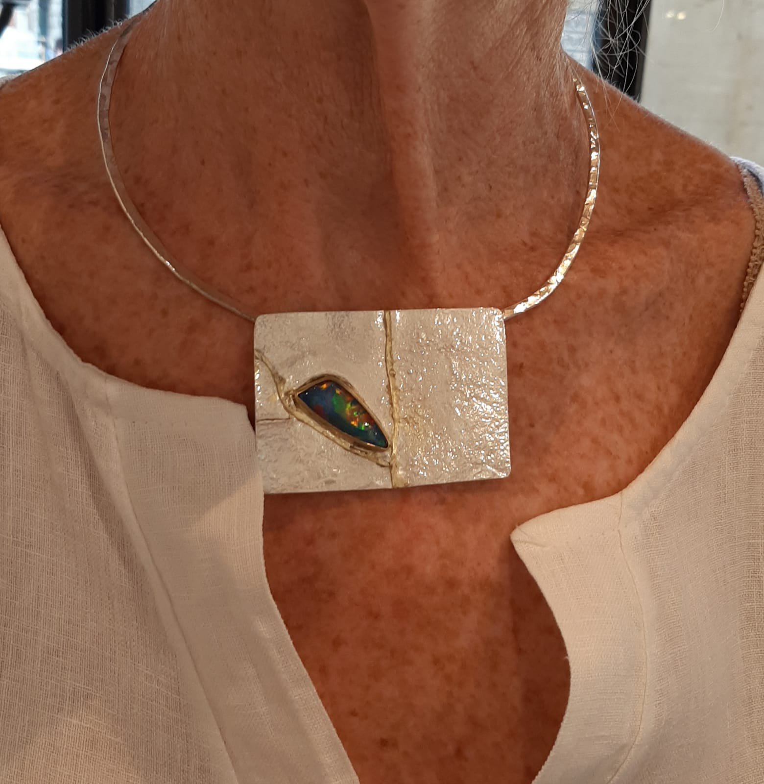 pendente personalizzato con opale