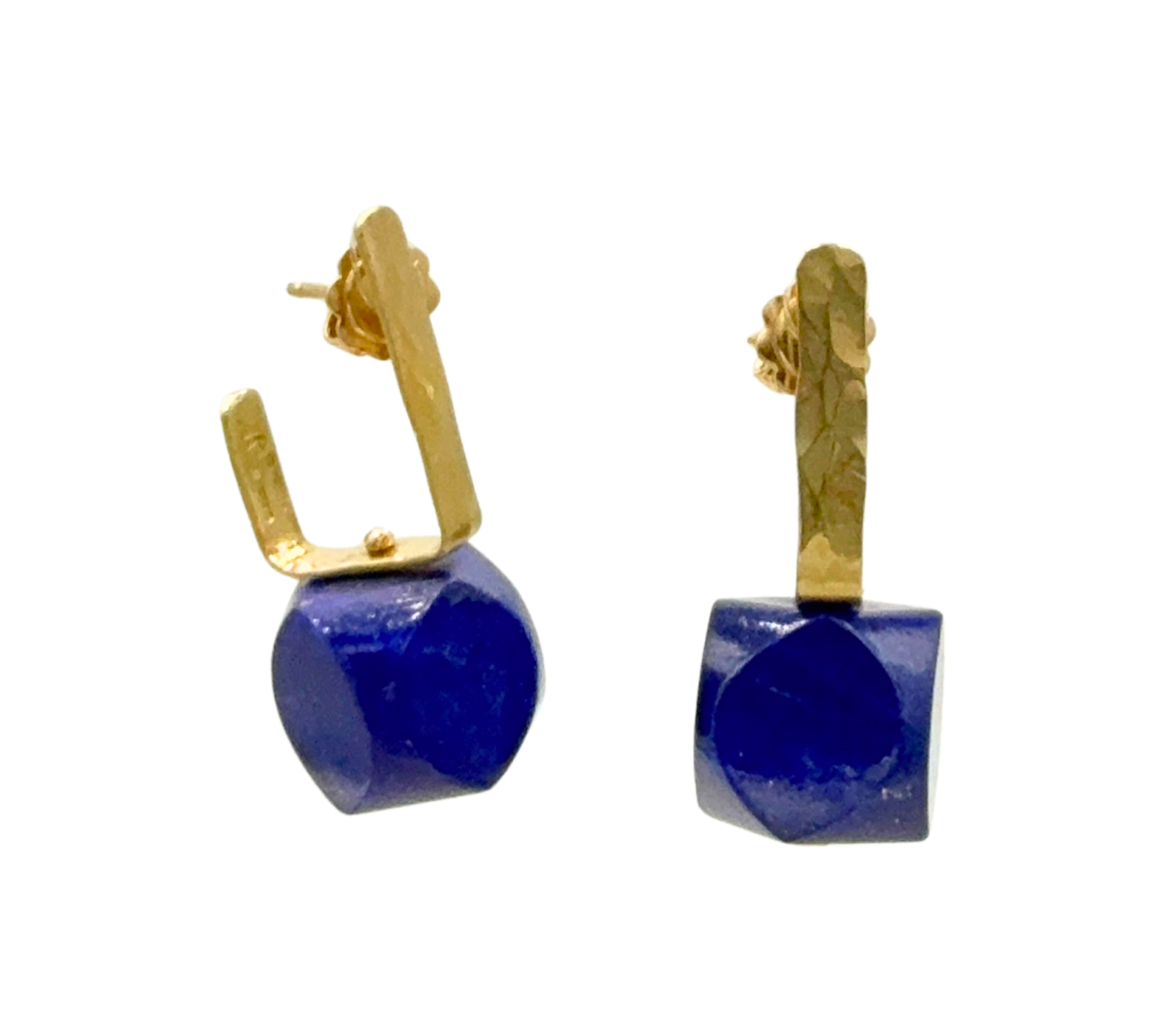 orecchini lapis e oro