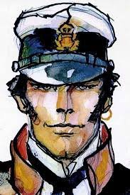 Corto Maltese disegnato da Hugo Pratt