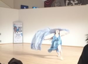 Un momento dello spettacolo Isadora Duncan & the garb of the soul.