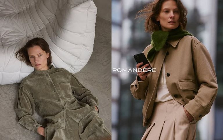 A quiet balance of tones and textures. 

#POMANDÈRE #FW26