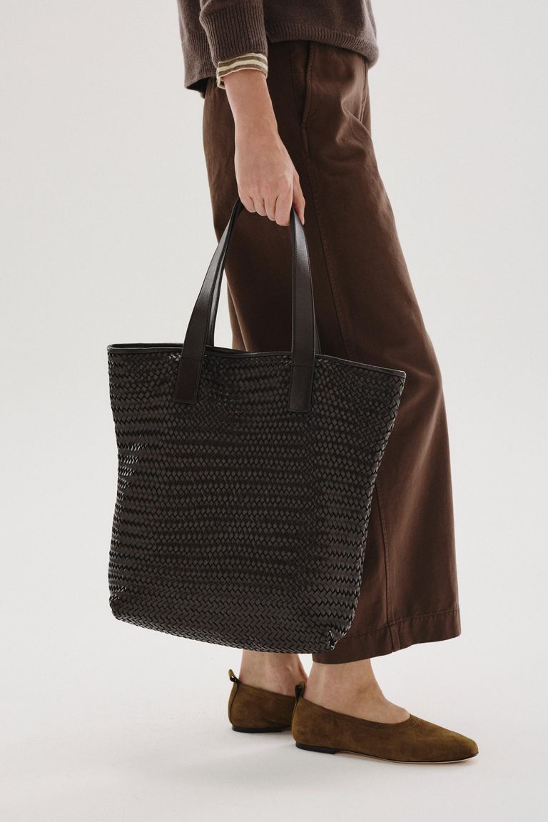 Woven Leather Bag