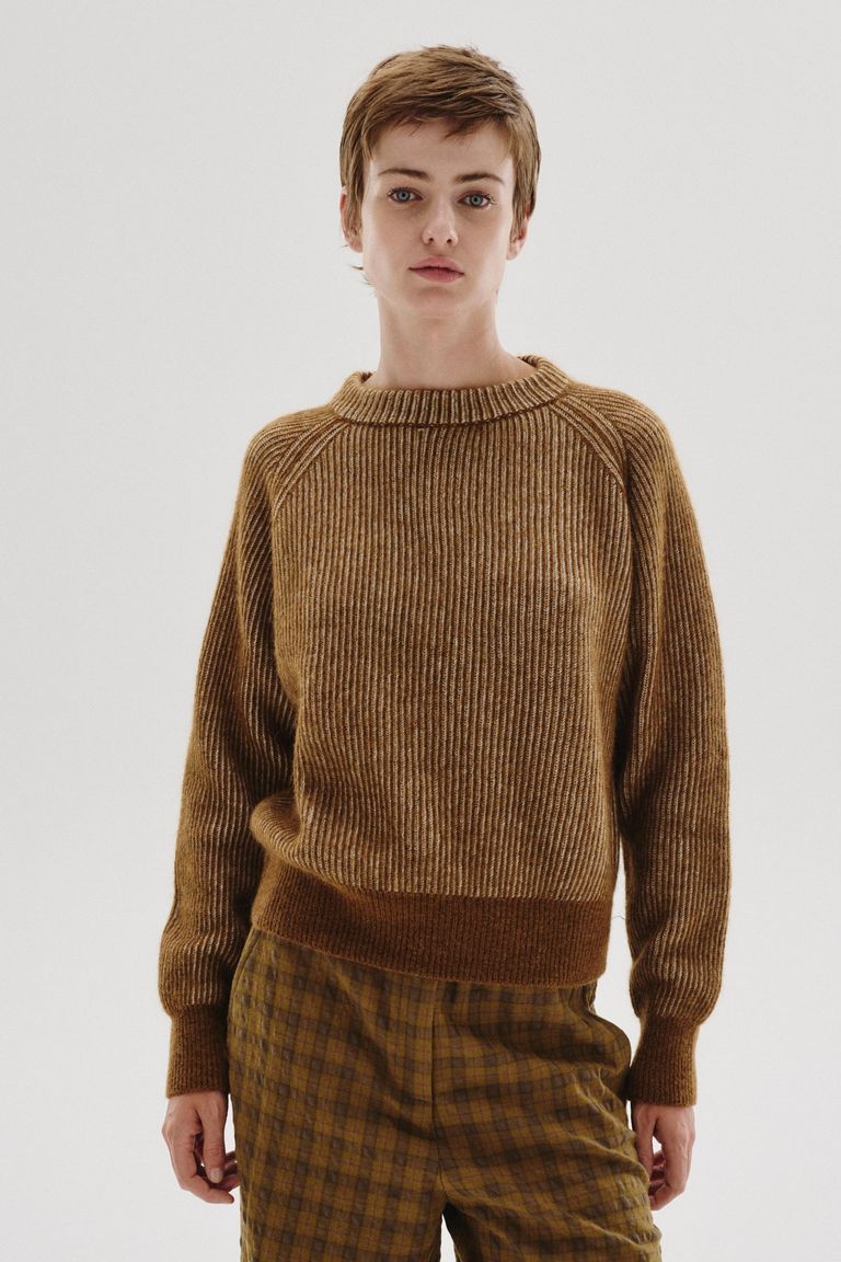 Vanisé alpaca and wool crewneck sweater