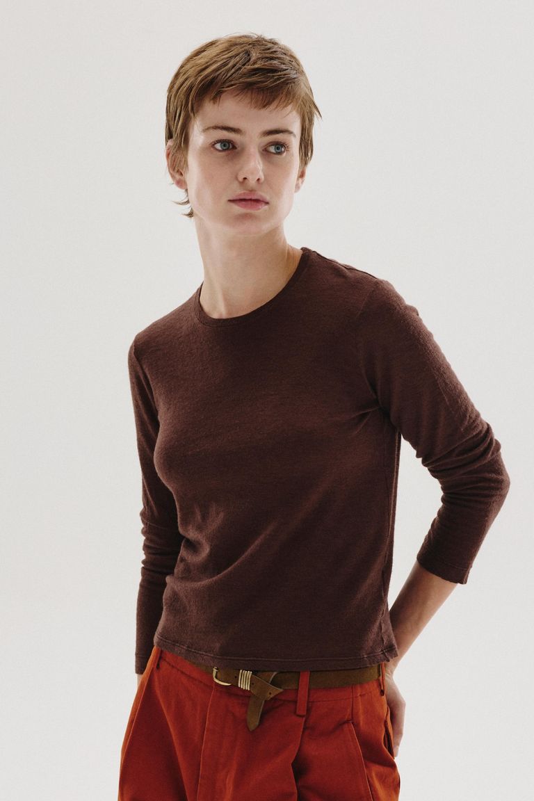Wool jersey T-shirt