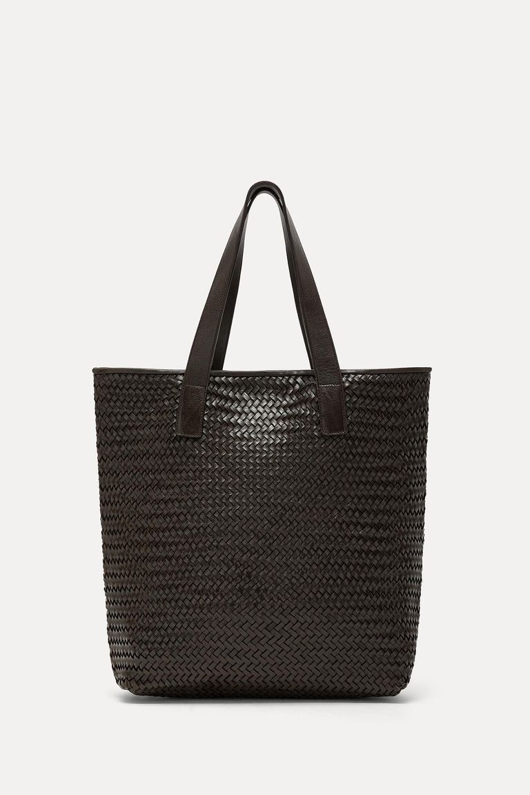Woven Leather Bag