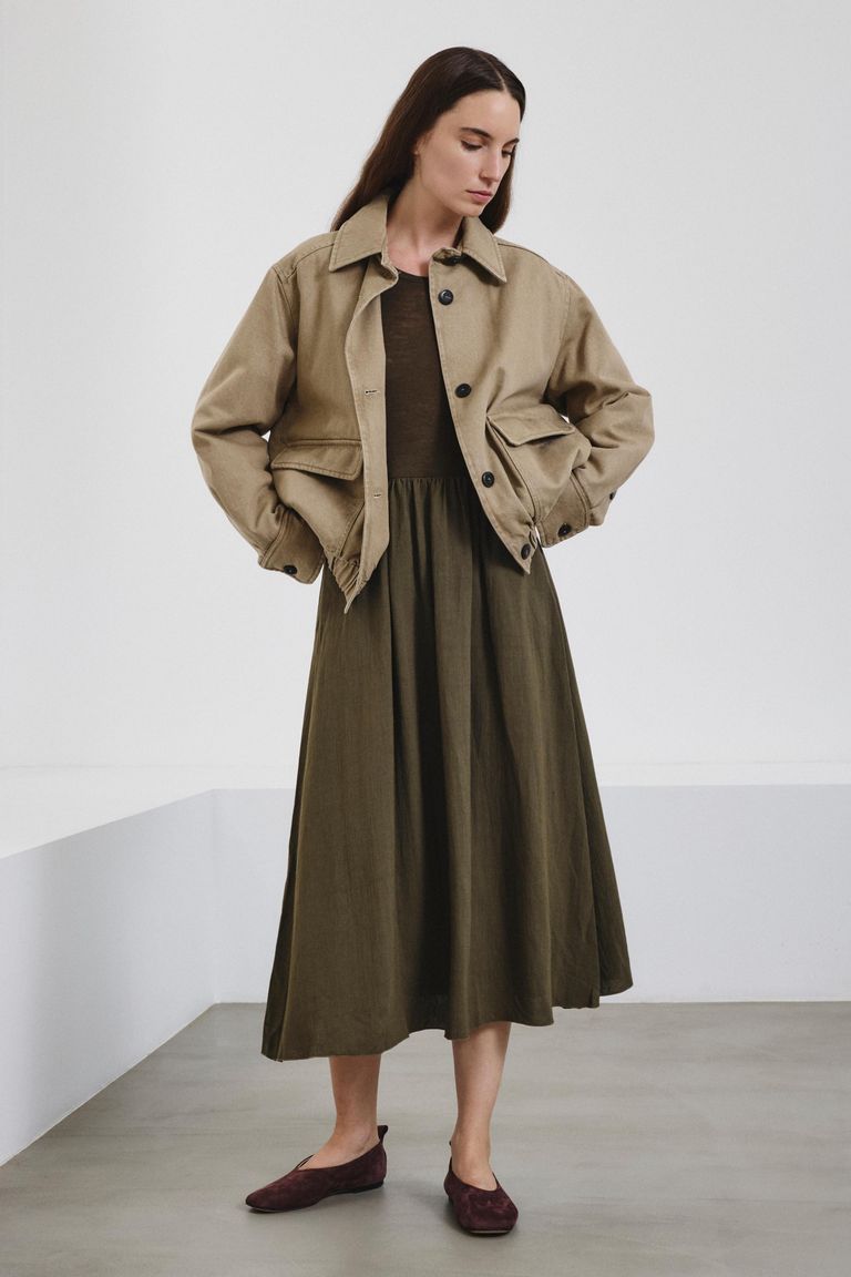 Wool jersey dress