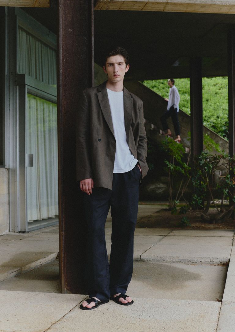 Pantalon en twill fluide de tencel