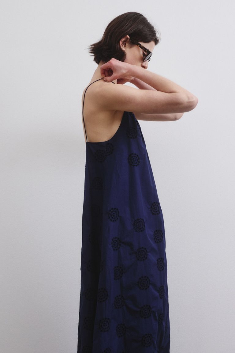 Robe en broderie anglaise de coton