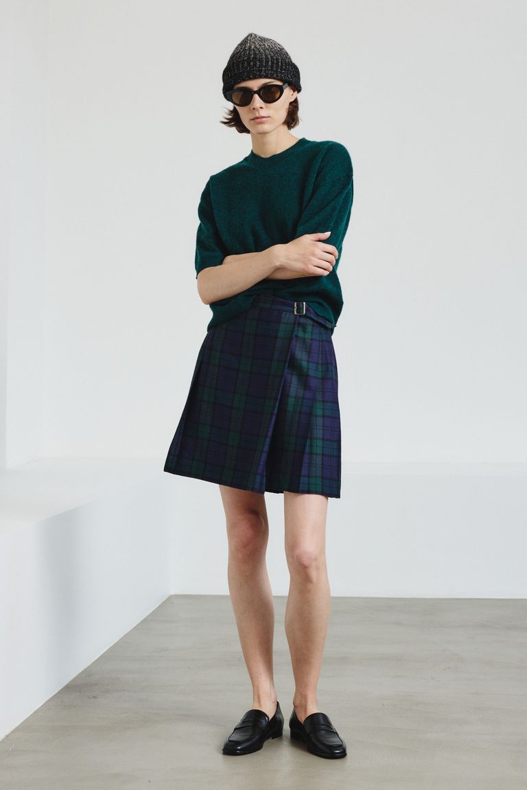 Gonna in flanella tartan