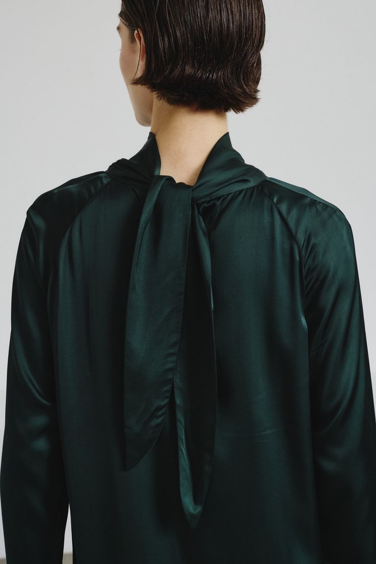 Abito in raso satin