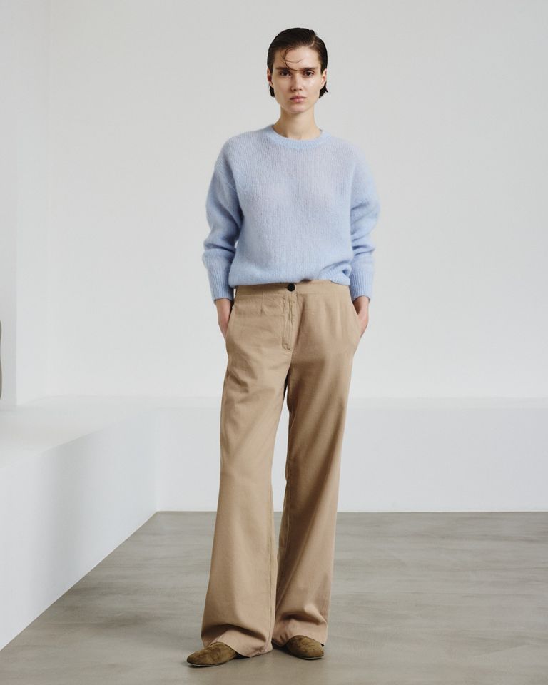 Pantalon iconique en drill gratté