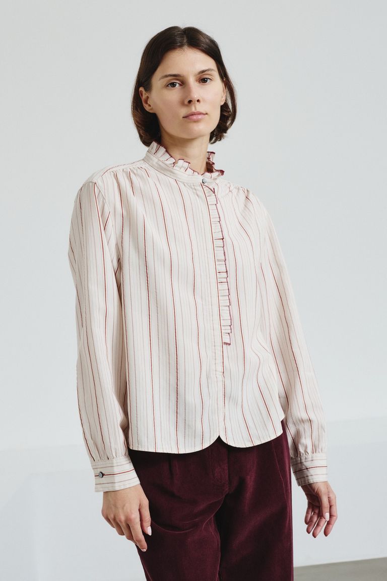 Striped feminine shirt