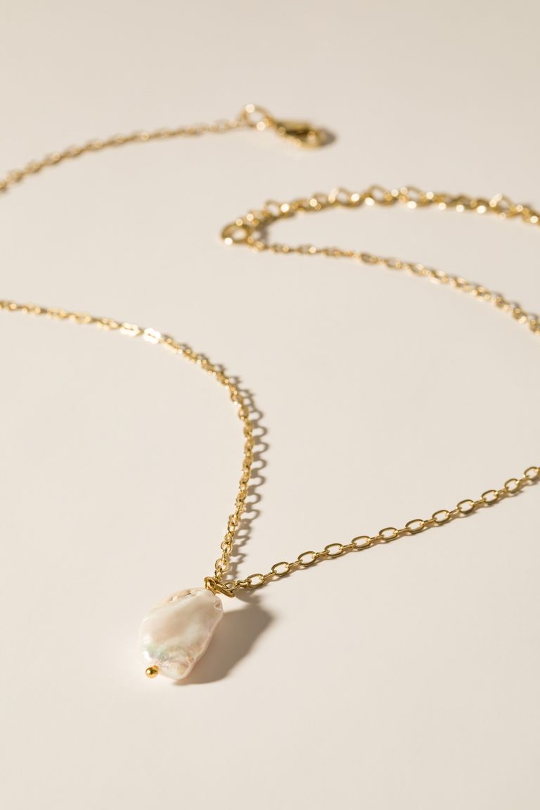 Collana con perla naturale