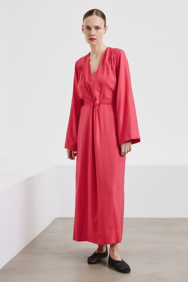 Viscose twill dress
