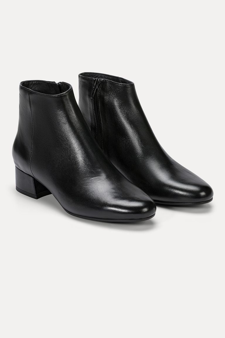 Nappa leather ankle boot