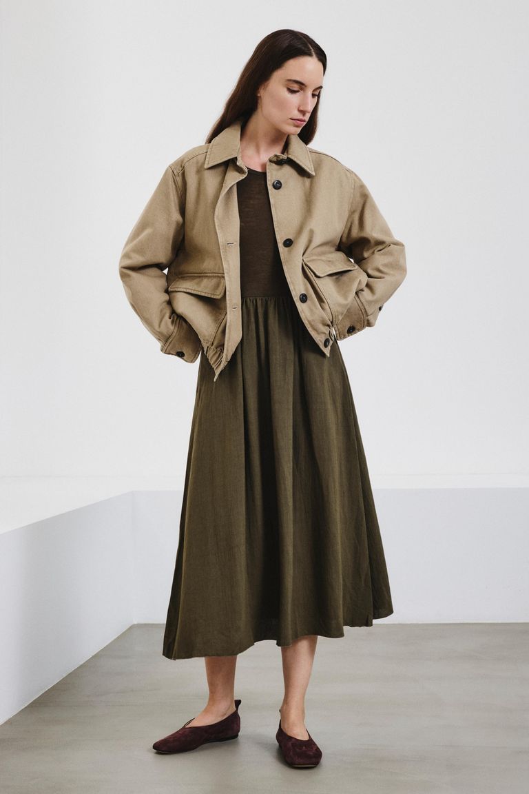 Wool jersey dress