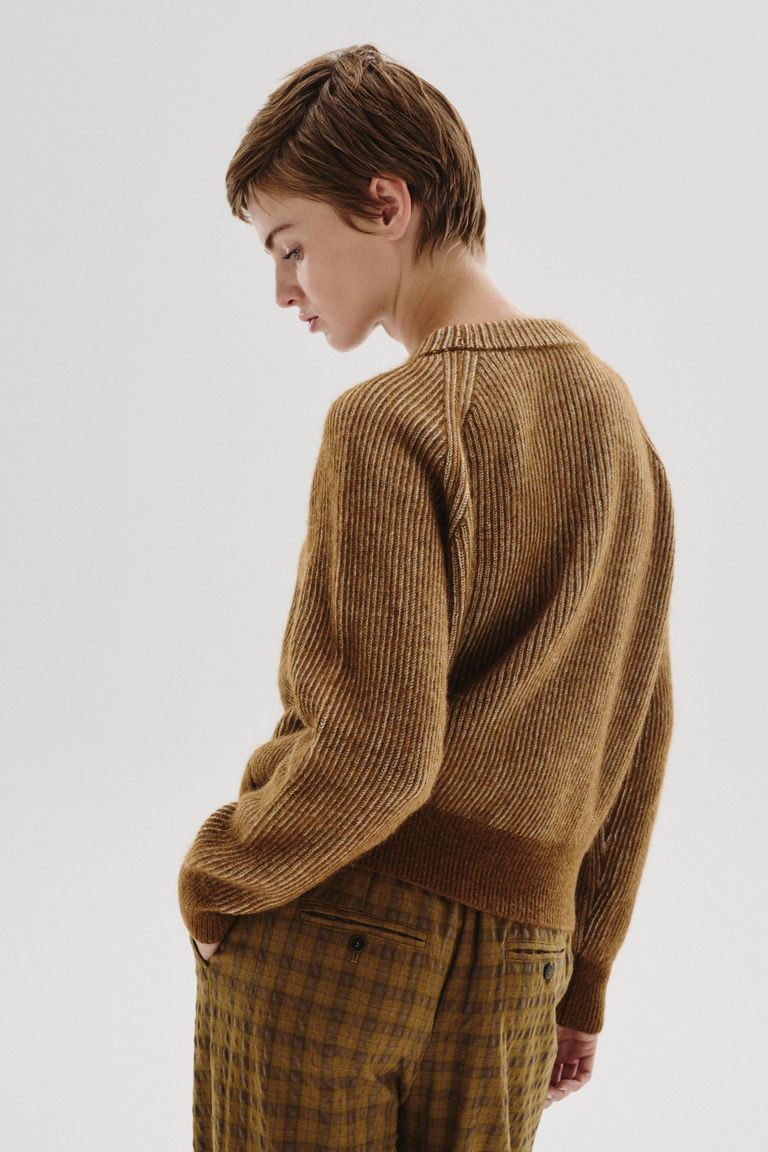 Vanisé alpaca and wool crewneck sweater