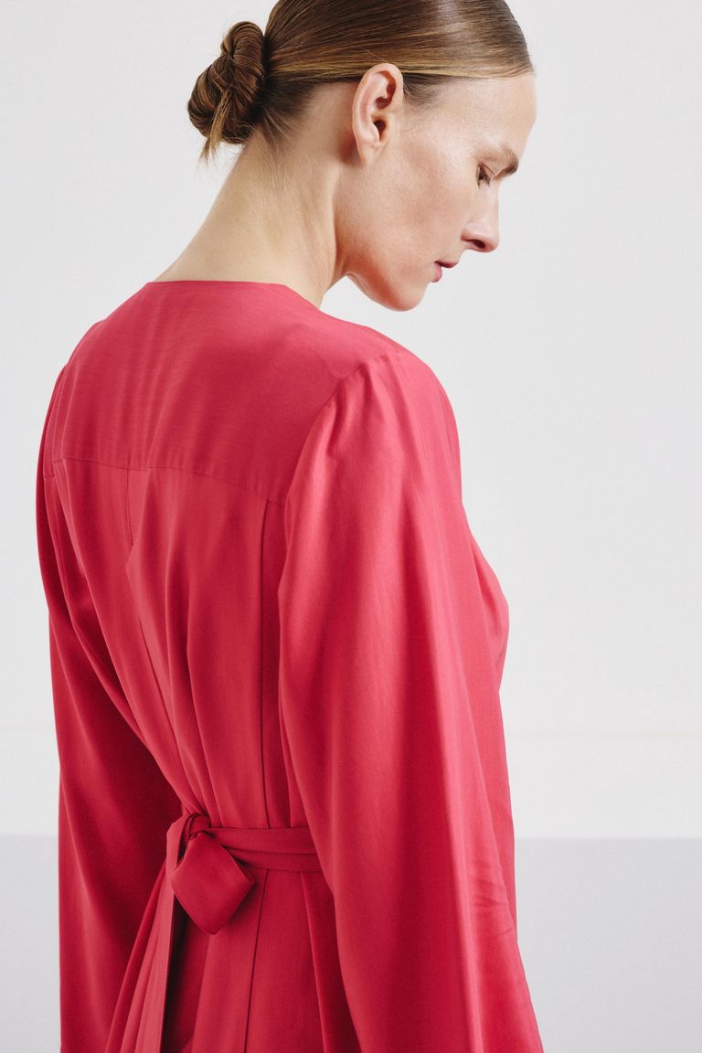 Viscose twill dress