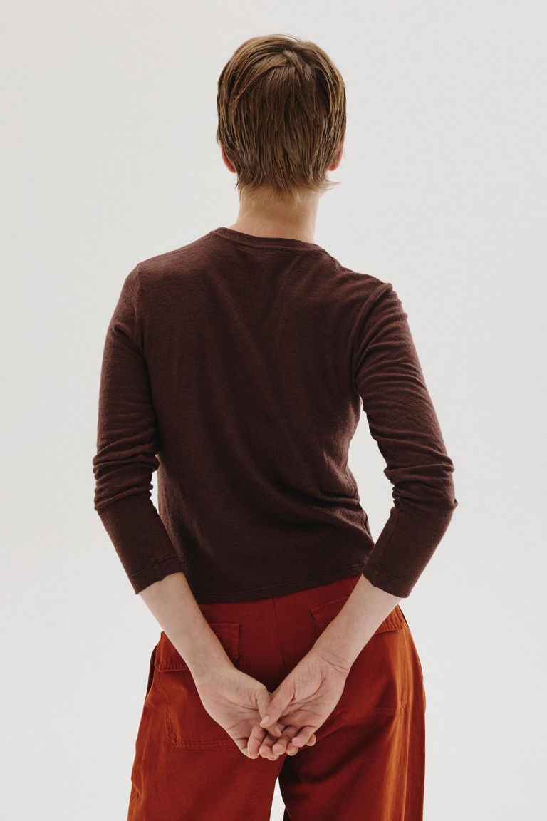 Wool jersey T-shirt