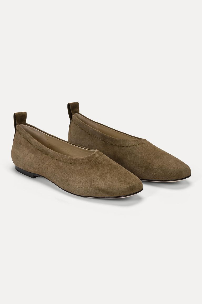 Suede Ballet Flat