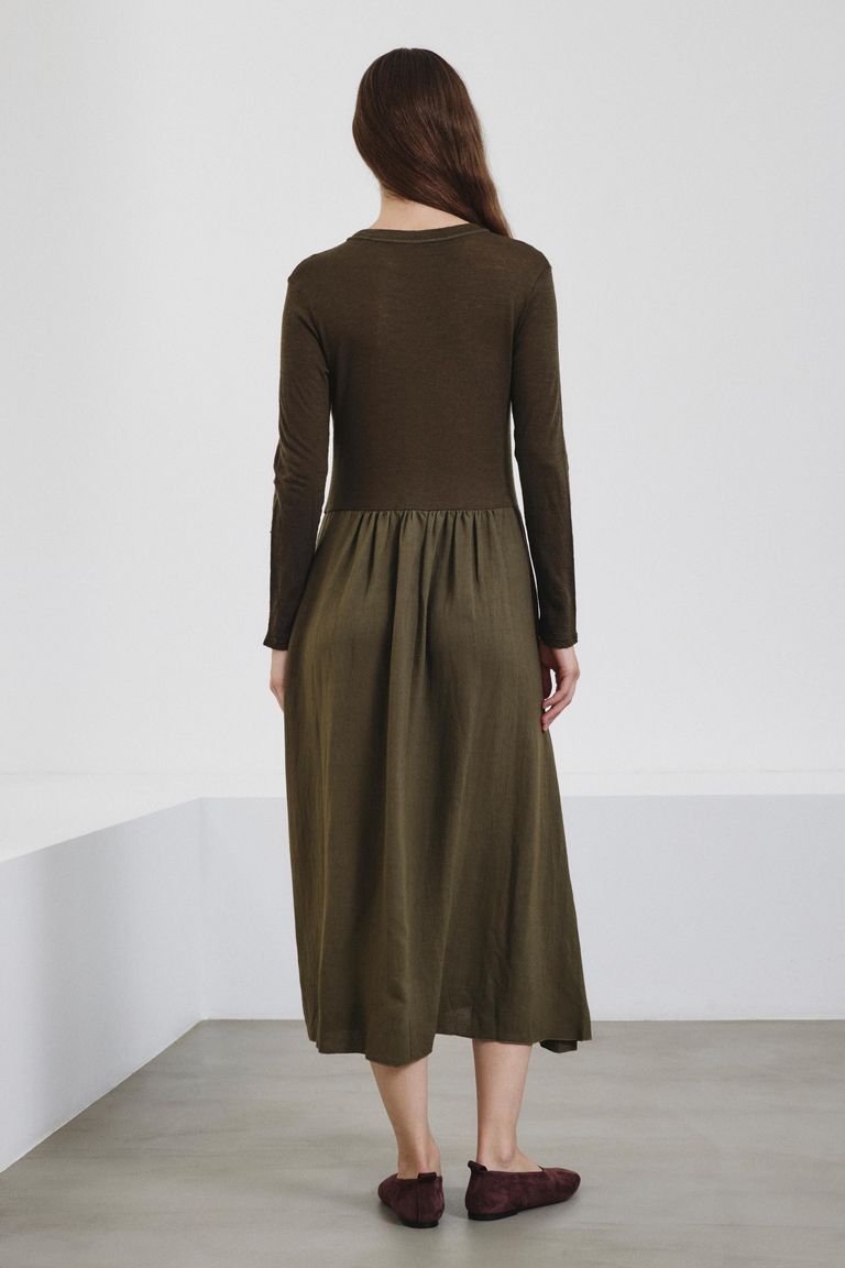 Wool jersey dress