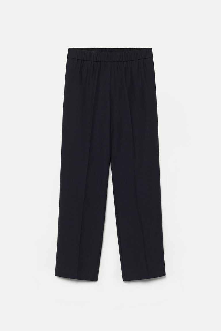 Jogging trousers in fluid Tencel twill