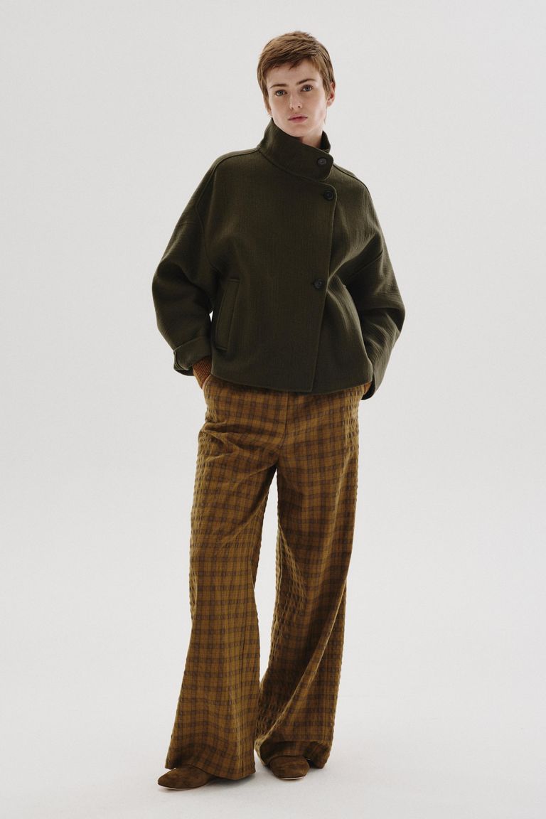 Wool and cashmere cloth jacket