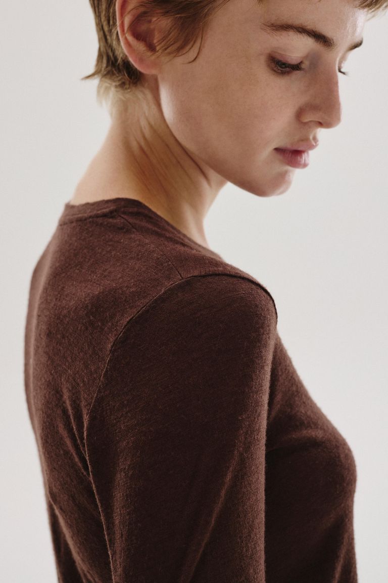 Wool jersey T-shirt
