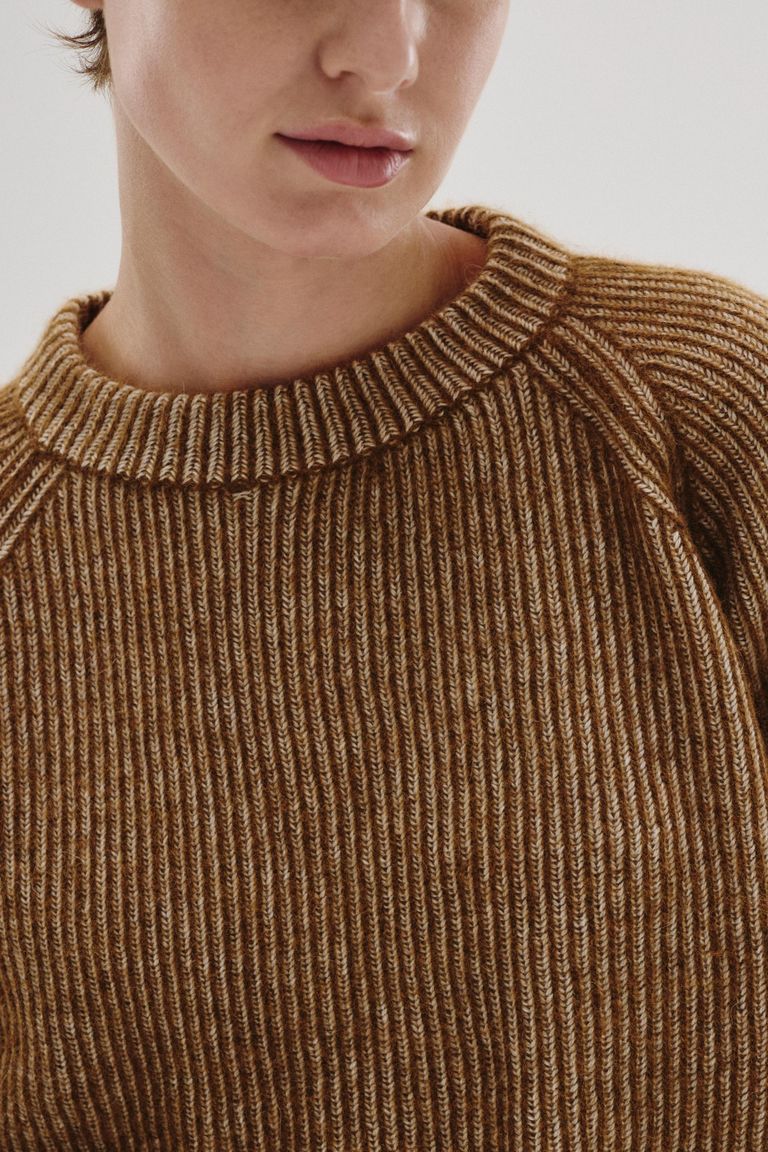 Vanisé alpaca and wool crewneck sweater