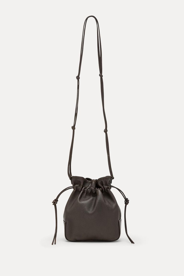 Borsa bucket mini in nappa