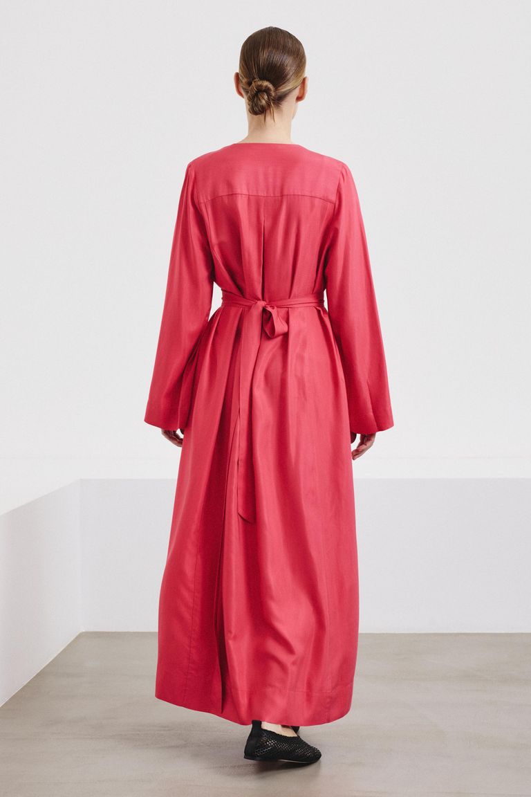 Viscose twill dress