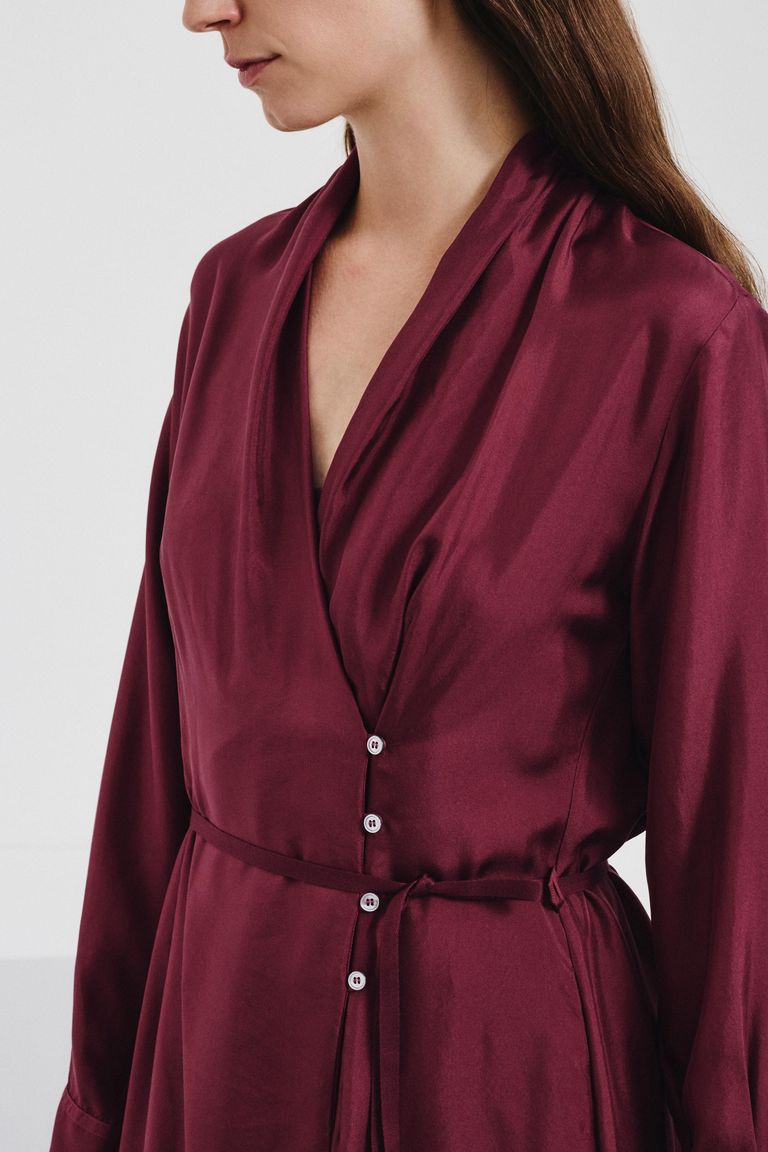 Silk habotai dress