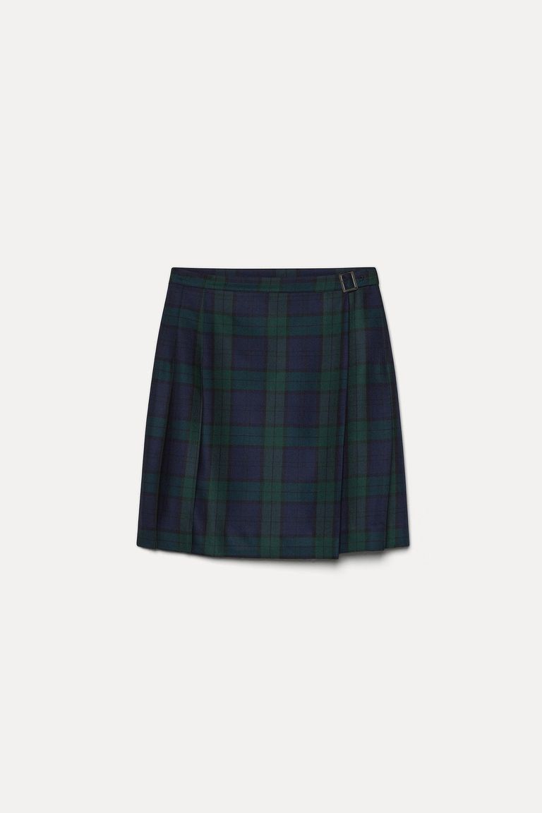 Gonna in flanella tartan