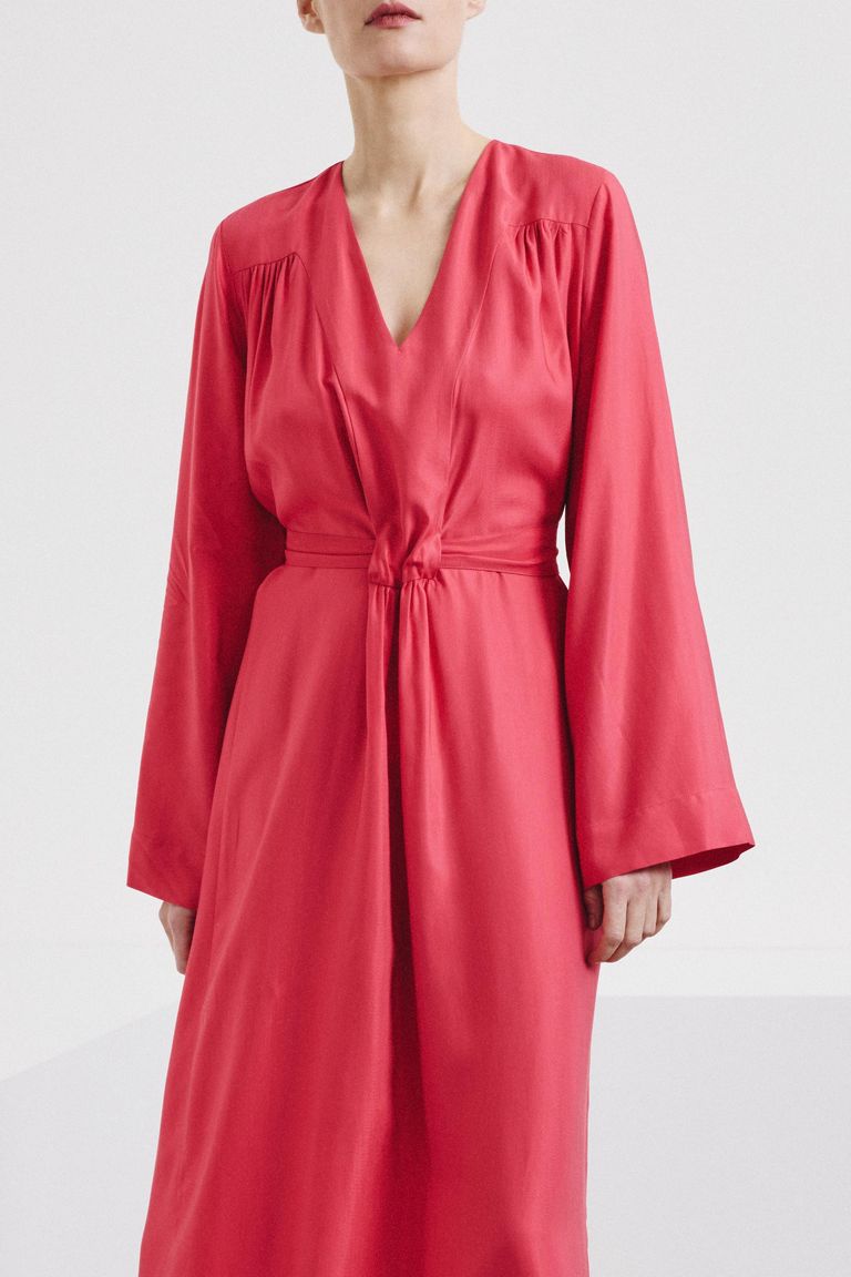 Viscose twill dress
