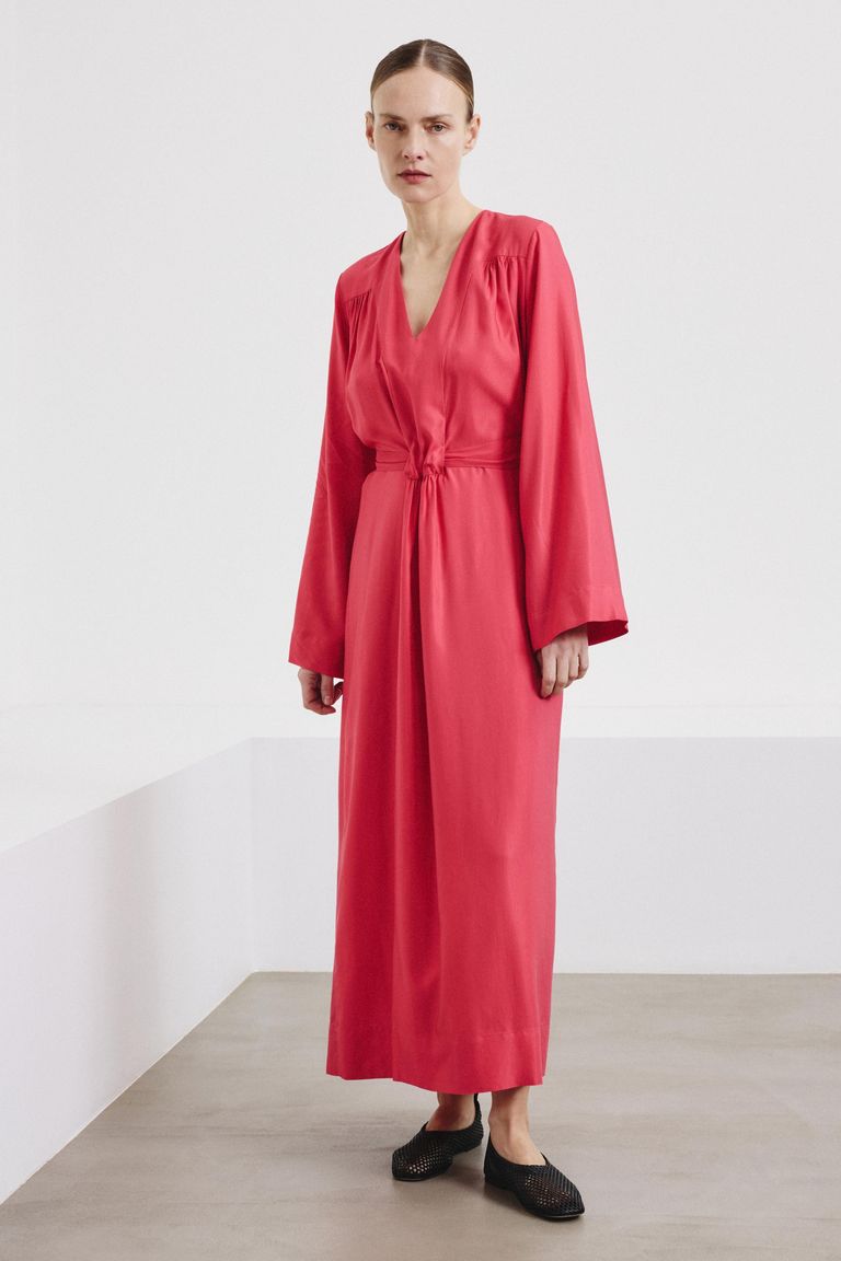 Viscose twill dress