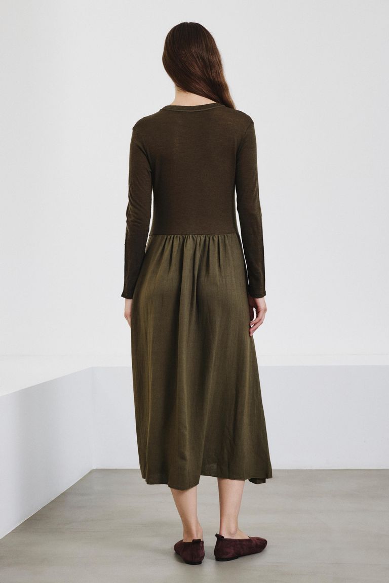 Wool jersey dress